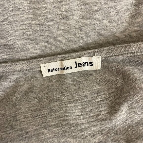 Reformation Claudia dress in Heather Grey - Picture 4 of 4